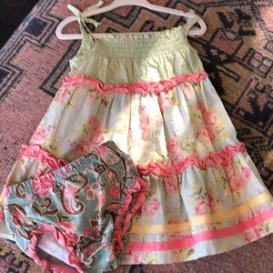 Matilda Jane Balmy Morning Dress + Diaper Cover